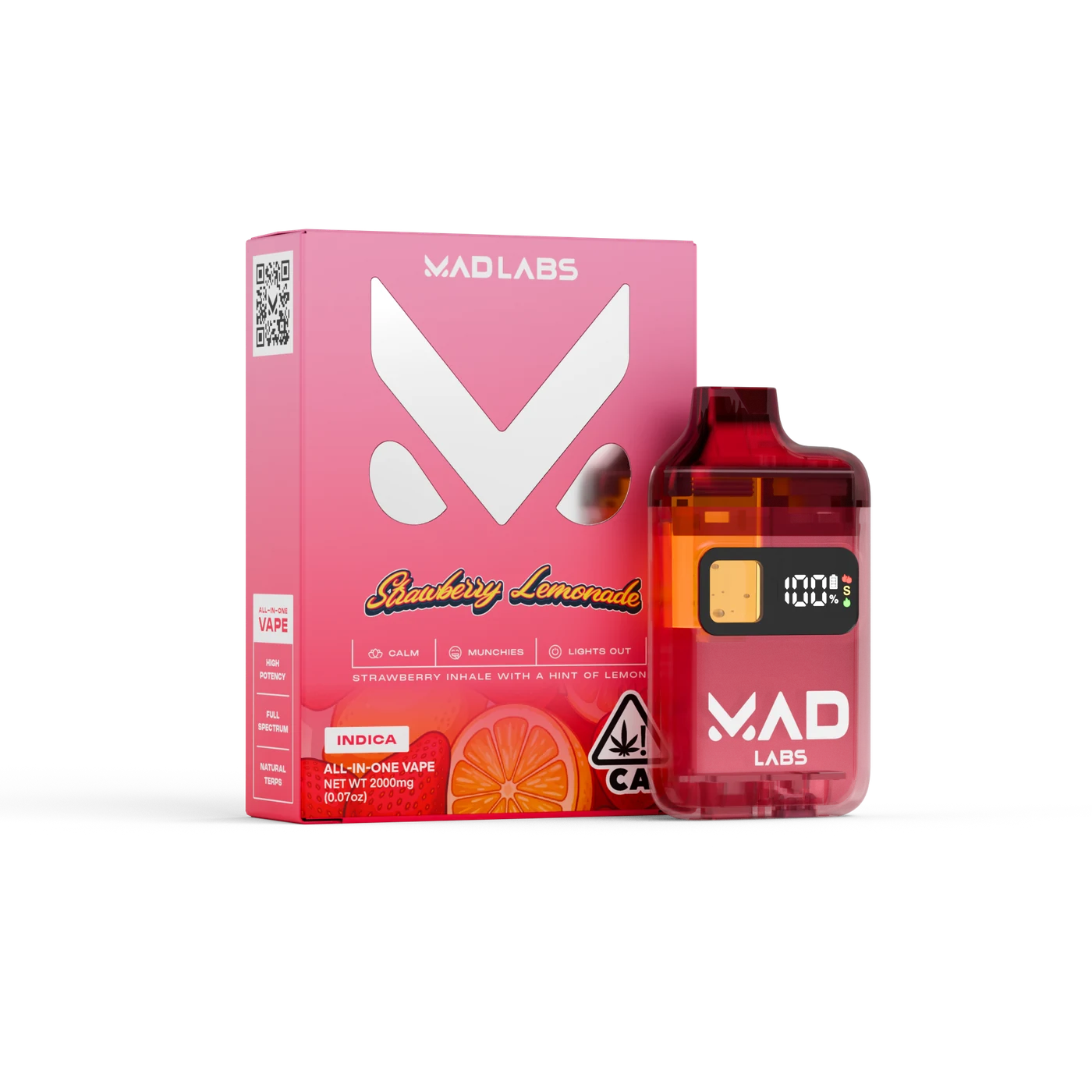 Mad Labs Strawberry Lemonade 2G All-in-One