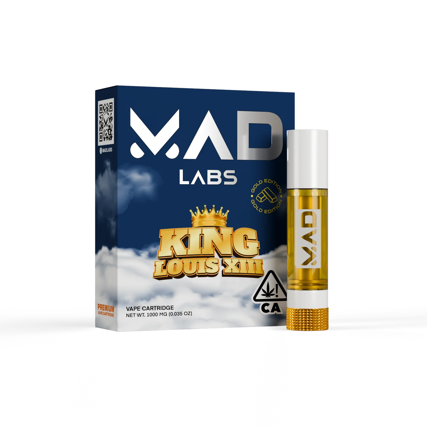 Mad Labs King Louis XIII 1G 510 Cartridge