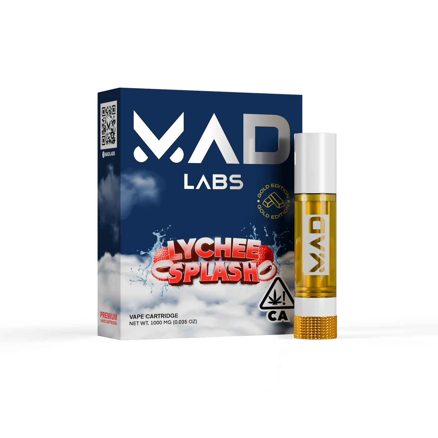 Mad Labs Lychee Splash 1G 510 Cartridge