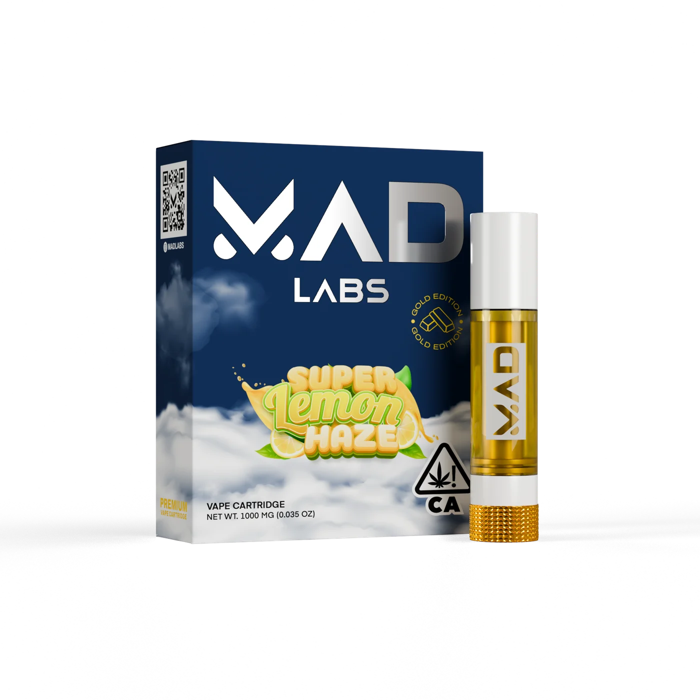 Mad Labs Super Lemon Haze 1G 510 Cartridge