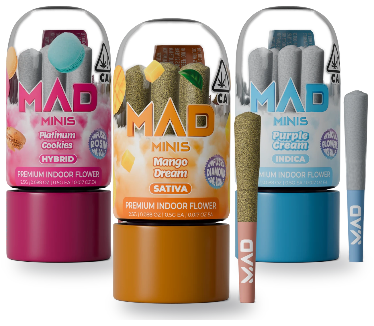 Mad Minis pre-roll jars