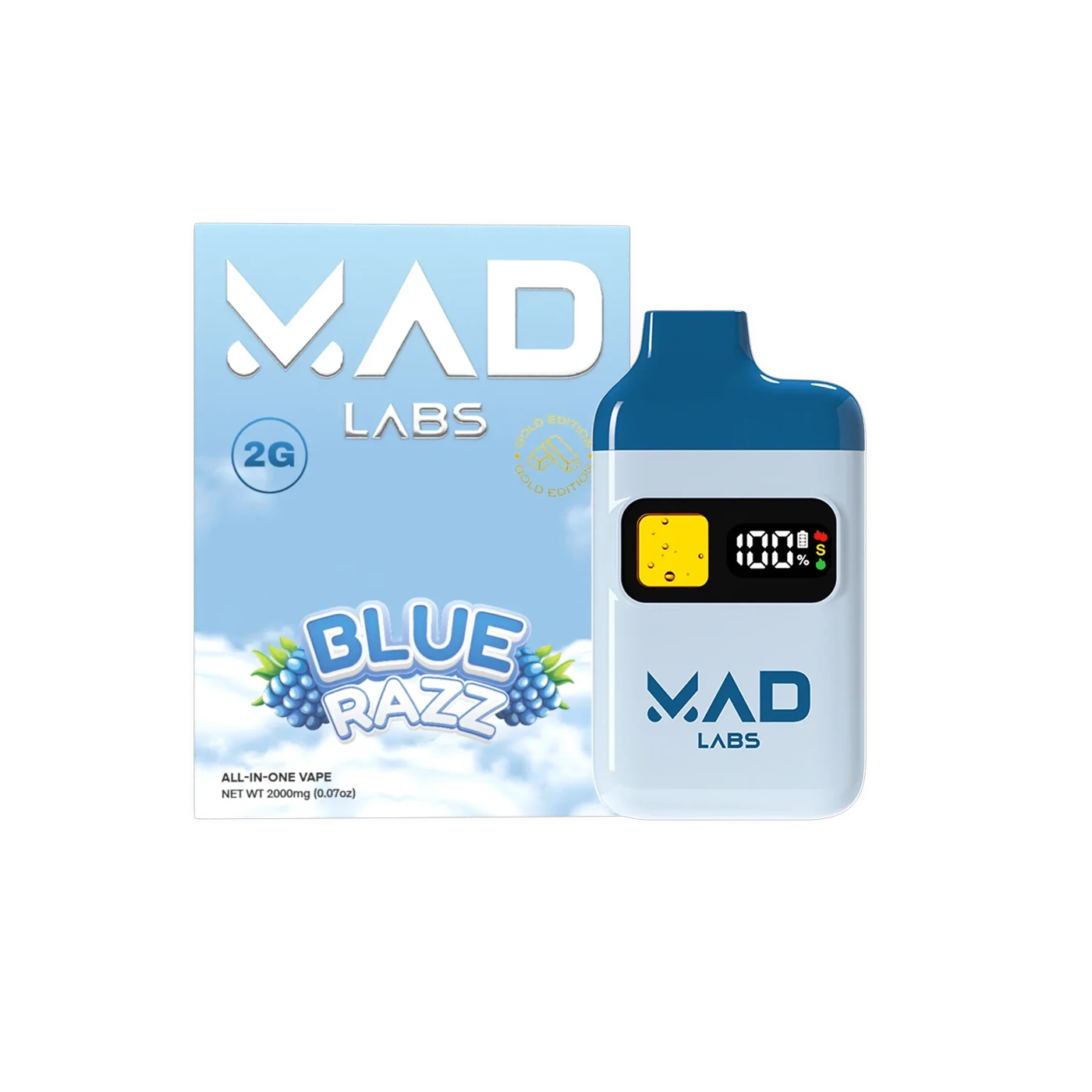 Mad Labs Blue Razz 2G Disposable