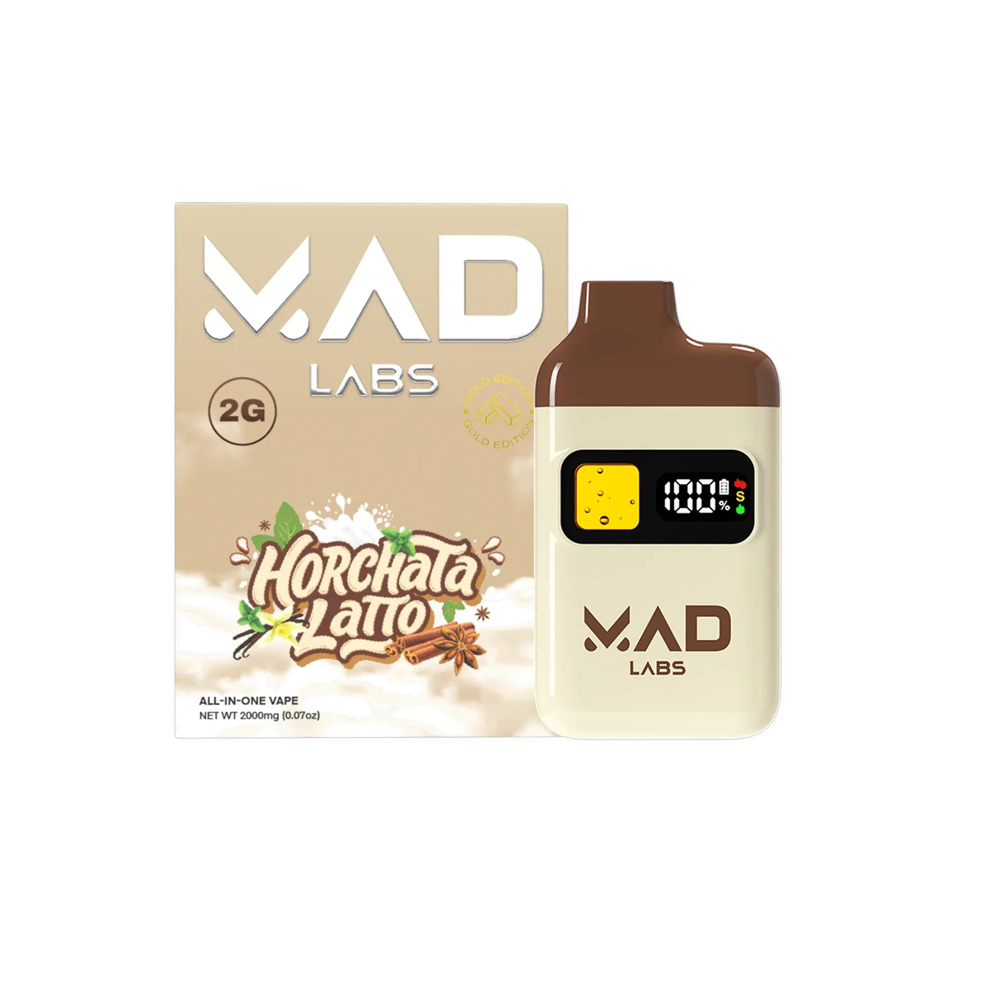 Mad Labs Horchata Latto 2G Disposable
