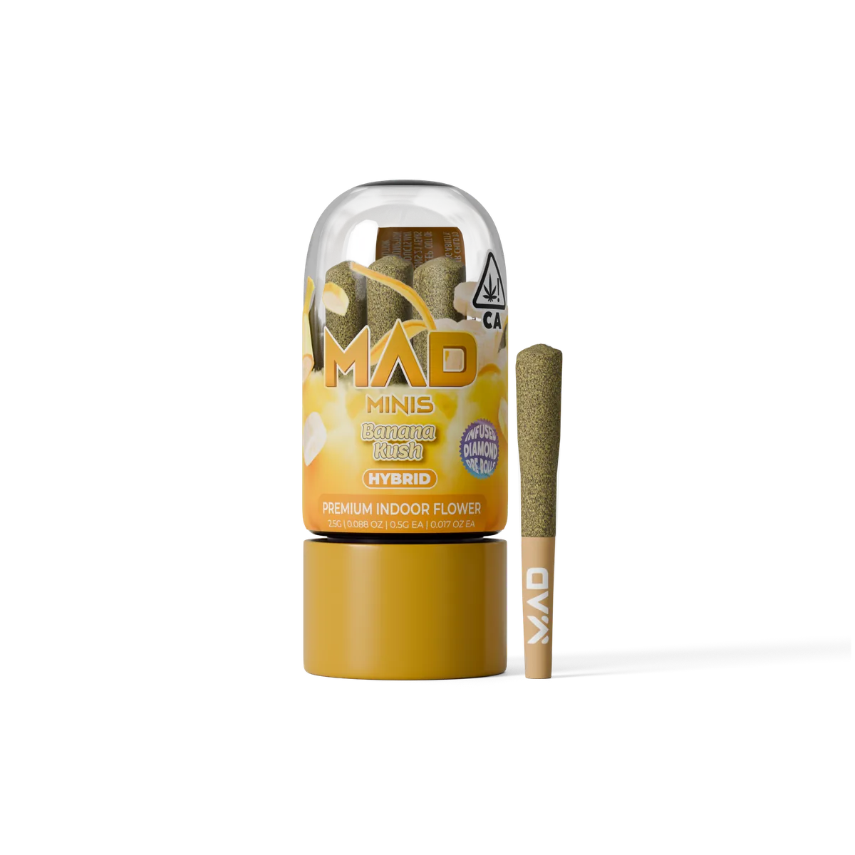 Mad Labs Banana Kush Diamond-Infused Minis