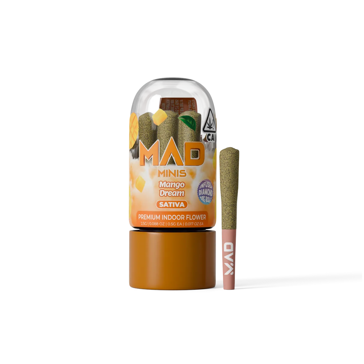 Mad Labs Mango Dream Diamond-Infused Minis