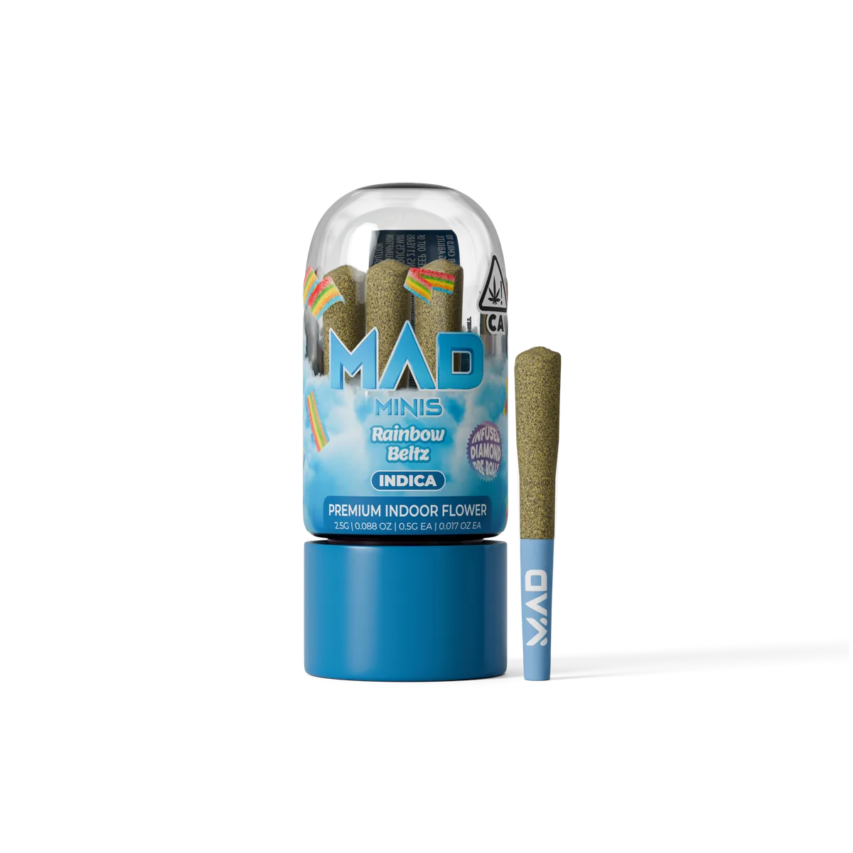 Mad Labs Rainbow Beltz Diamond-Infused Minis