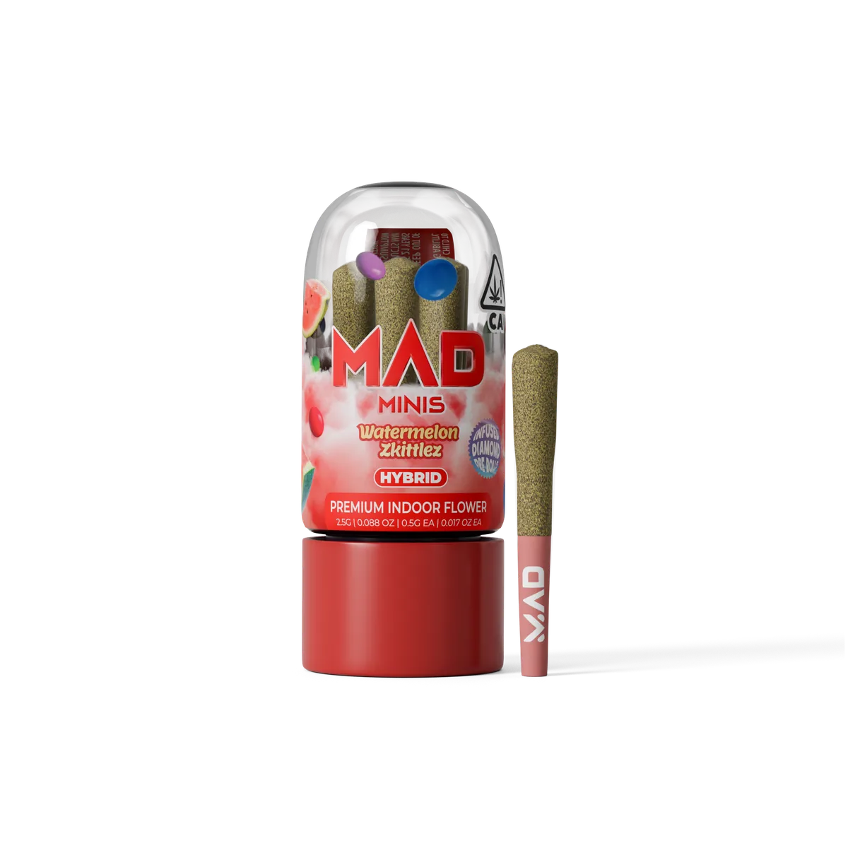 Mad Labs Watermelon Zkittlez Diamond-Infused Minis